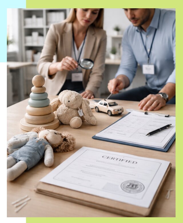 Сертификация игрушек в Магнитогорске от 12414 р. | Алешин-Мгн