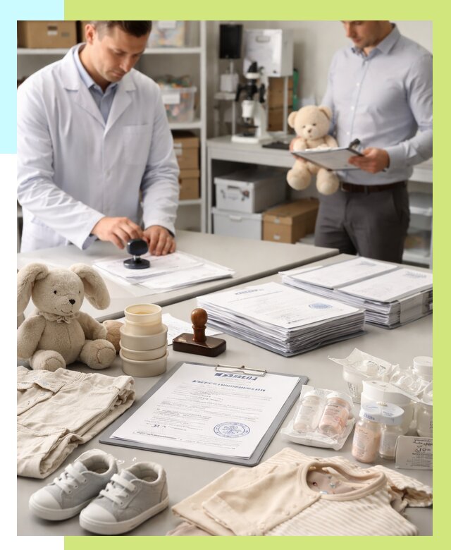 Сертификация детских товаров в Магнитогорске от 15518 р. | Алешин-Мгн