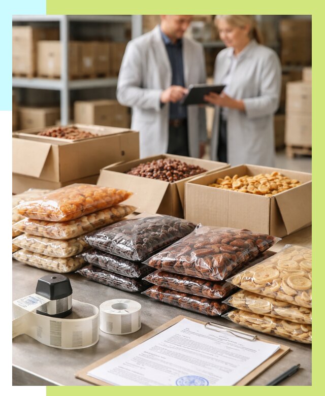 Сертификация сухофруктов в Магнитогорске от 12414 р. | Алешин-Мгн под ключ