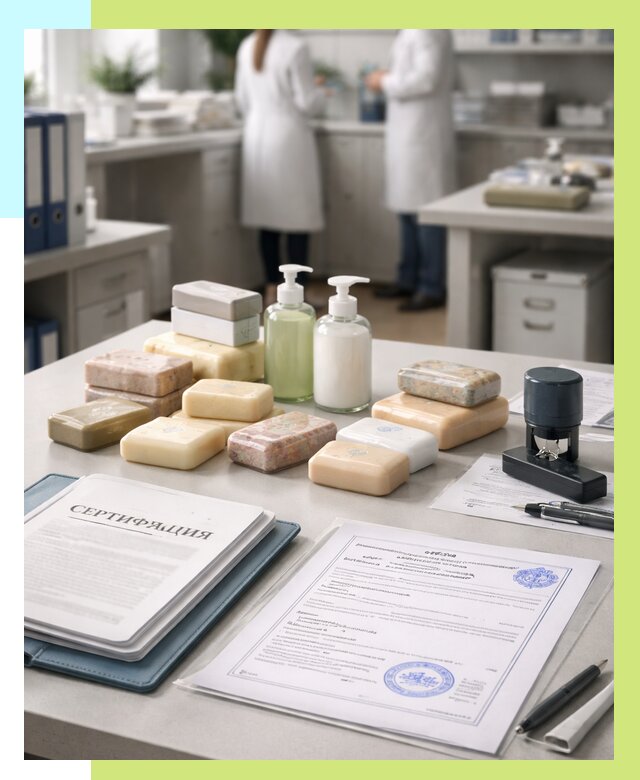 Сертификация мыла и сертификат на мыло в Магнитогорске от 12414 | Алешин-Мгн