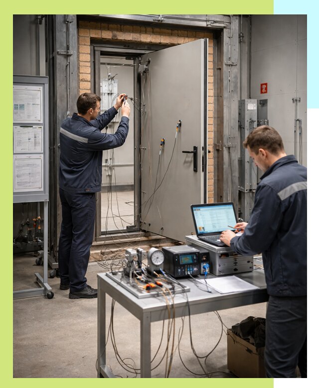 Сертификация противопожарных дверей в Магнитогорске по ГОСТ и ТР