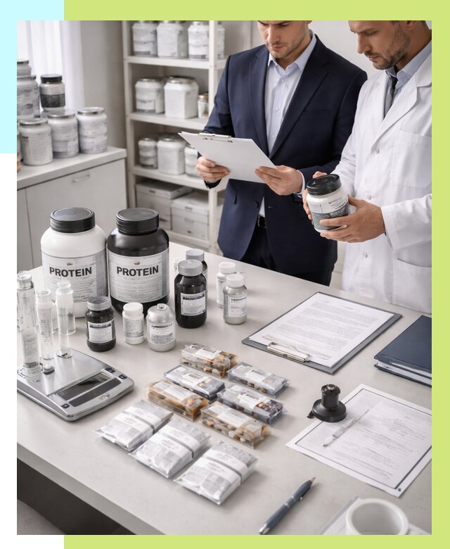 Сертификация спортивного питания в Магнитогорске от 15518 р., Алешин-Мгн