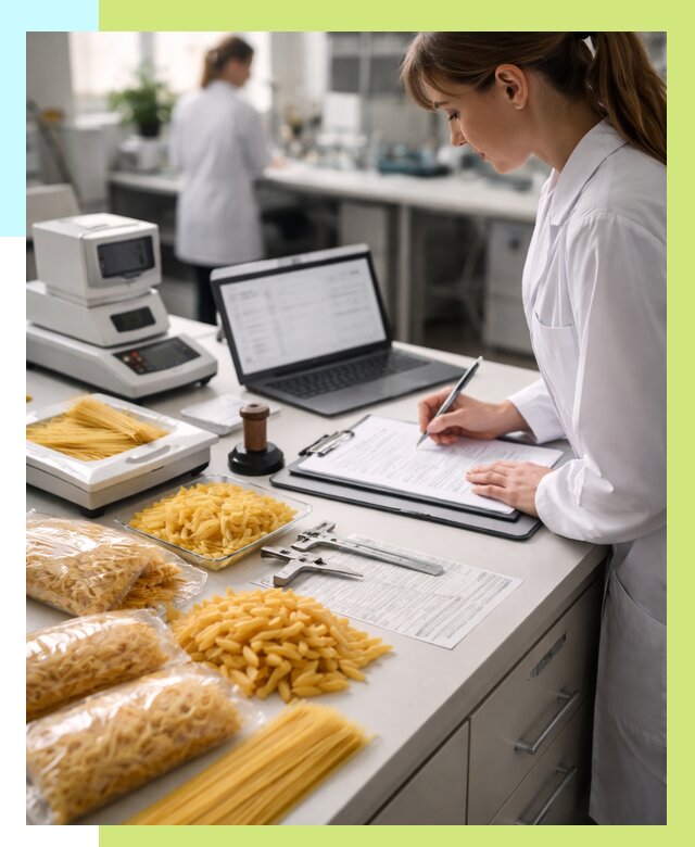 Сертификация макаронных изделий в Магнитогорске от 15518 р. | Алешин-Мгн
