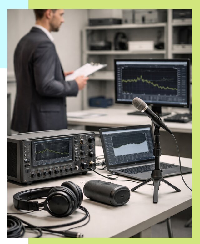 Сертификация аудиотехники в Магнитогорске от 15518 р., Алешин-Мгн