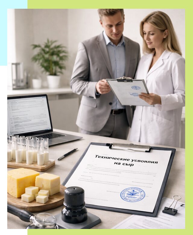 ТУ на сыры в Магнитогорске срочно от 12414 р. — оформление | Алешин-Мгн