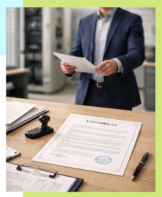 Сертификат на оборудование в Магнитогорске от 15518 р. | Алешин-Мгн