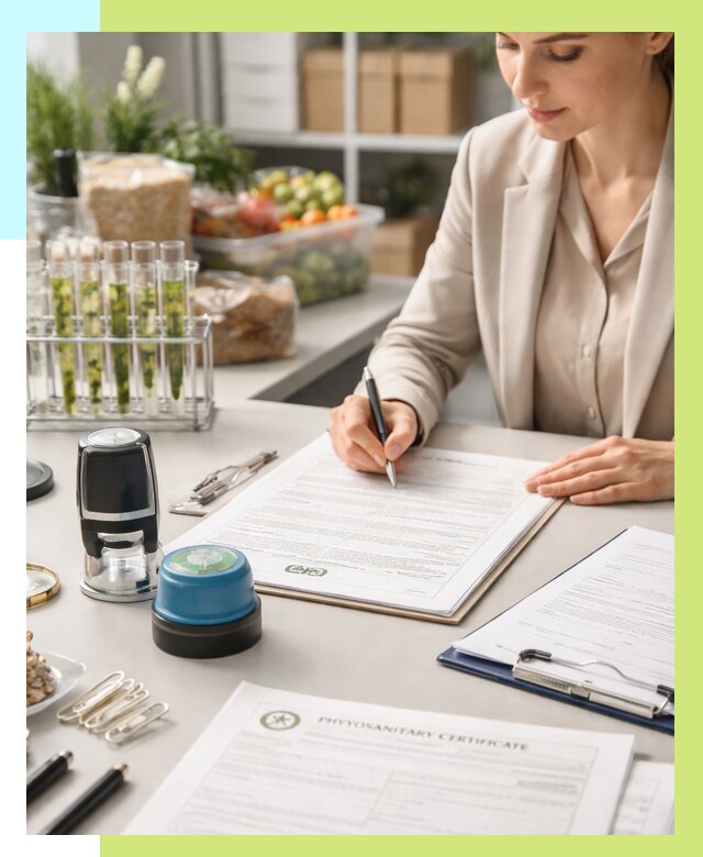 Фитосанитарный сертификат оформить в Магнитогорске от 4655 р. | Алешин-Мгн