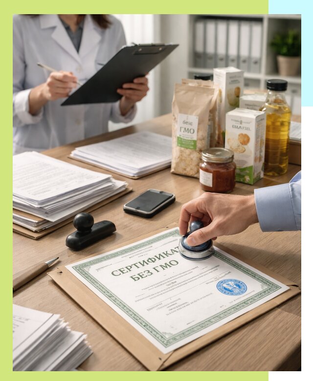 Получение сертификата Без ГМО для продукции в Магнитогорске