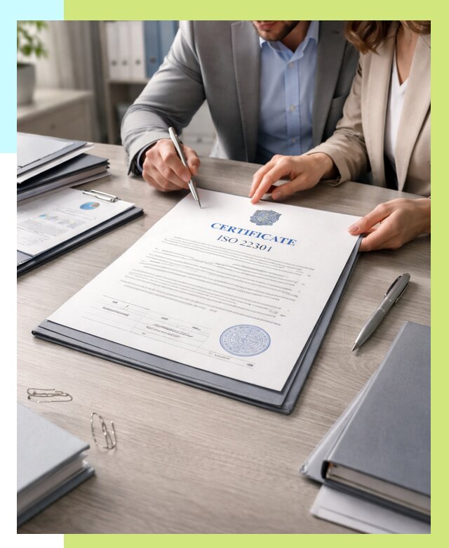 Сертификат ISO 22301 в Магнитогорске от 46553 р. | Алешин-Мгн срочно
